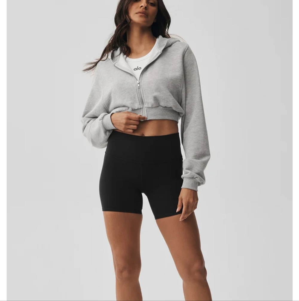 EUC Alo 5" Airbrush High -Waist Biker Shorts XS